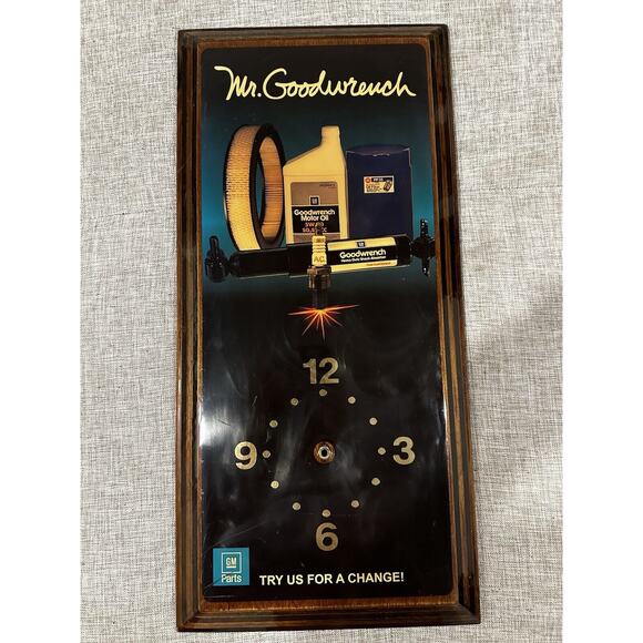 Vintage Mr. Goodwrench‎ Wall Clock Genuine GM Parts (no Mechanism) - Picture 2 of 6